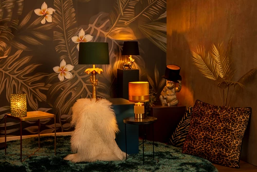 Lucide EXTRAVAGANZA SIR WINSTON - Tischlampe - 1xE14 - Gold - Atmosphäre 4